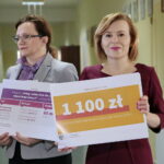 Konferencja prasowa w Środowiskowym Domu Samopomocy. Na zdjęciu (od lewej): Agata Wojtyszek - wojewoda świętokrzyski i Anna Krupka - wiceminister Sportu i Turystyki / Marzena Mąkosa / Radio Kielce