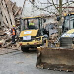 Rozbiórka budynku przy ulicy Dużej / Marzena Mąkosa / Radio Kielce
