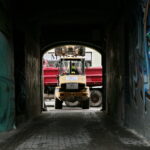 Rozbiórka budynku przy ulicy Dużej / Marzena Mąkosa / Radio Kielce