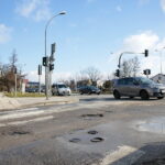 Skrzyżowanie ulic Alei Solidarności z Niską i Leszczyńską / Marzena Mąkosa / Radio Kielce