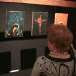 Wystawa Pauliny Kraszewskiej "Cisza ikony" w Galerii Współczesnej Sztuki Sakralnej / Marzena Mąkosa / Radio Kielce