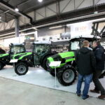 25. Międzynarodowe Targi Techniki Rolniczej AGROTECH, którym towarzyszy 19. Wystawa LAS-EXPO. Ciągnik DEUTZ-FAHR 5080 D KEYLINE / Marzena Mąkosa / Radio Kielce