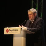 Kielce. Uroczyste rozpoczęcie 25. Międzynarodowych Targów Techniki Rolniczej AGROTECH, którym towarzyszy 19. Wystawa LAS-EXPO. Na zdjęciu: Jan Krzysztof Ardanowski - minister rolnictwa i rozwoju wsi / Marzena Mąkosa / Radio Kielce