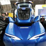 Kielce. 25. Międzynarodowe Targi Techniki Rolniczej AGROTECH. Ciągnik New Holland napędzany metanem / Marzena Mąkosa / Radio Kielce