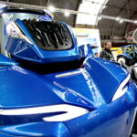 Kielce. 25. Międzynarodowe Targi Techniki Rolniczej AGROTECH. Ciągnik New Holland napędzany metanem / Marzena Mąkosa / Radio Kielce