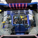 Kielce. 25. Międzynarodowe Targi Techniki Rolniczej AGROTECH. Ciągnik New Holland napędzany metanem / Marzena Mąkosa / Radio Kielce