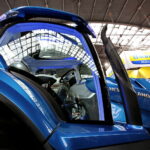 Kielce. 25. Międzynarodowe Targi Techniki Rolniczej AGROTECH. Ciągnik New Holland napędzany metanem / Marzena Mąkosa / Radio Kielce