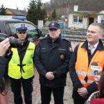 Przejazd kolejowo-drogowy na ulicy Chorzowskiej, działania profilaktyczne PLK "Szlaban na ryzyko" / Marzena Mąkosa / Radio Kielce