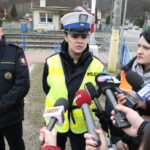 Przejazd kolejowo-drogowy na ulicy Chorzowskiej, działania profilaktyczne PLK "Szlaban na ryzyko" / Marzena Mąkosa / Radio Kielce