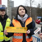 Przejazd kolejowo-drogowy na ulicy Chorzowskiej, działania profilaktyczne PLK "Szlaban na ryzyko" / Marzena Mąkosa / Radio Kielce