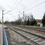 Przejazd kolejowo-drogowy na ulicy Chorzowskiej, działania profilaktyczne PLK "Szlaban na ryzyko". Kielce - Słowik  / Marzena Mąkosa / Radio Kielce