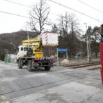 Przejazd kolejowo-drogowy na ulicy Chorzowskiej, działania profilaktyczne PLK "Szlaban na ryzyko". Kielce - Słowik  / Marzena Mąkosa / Radio Kielce