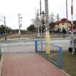 Przejazd kolejowo-drogowy na ulicy Chorzowskiej, działania profilaktyczne PLK "Szlaban na ryzyko" / Marzena Mąkosa / Radio Kielce