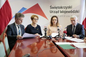 Konferencja prasowa dotycząca bezpieczeństwa / Marzena Mąkosa / Radio Kielce