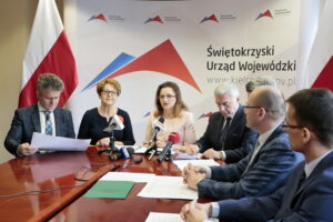 Konferencja prasowa dotycząca bezpieczeństwa / Marzena Mąkosa / Radio Kielce