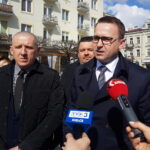 Konferencja prasowa posła Michała Cieślaka / Marzena Mąkosa / Radio Kielce