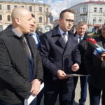 Konferencja prasowa posła Michała Cieślaka / Marzena Mąkosa / Radio Kielce