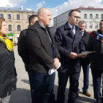 Konferencja prasowa posła Michała Cieślaka / Marzena Mąkosa / Radio Kielce