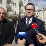 Konferencja prasowa posła Michała Cieślaka / Marzena Mąkosa / Radio Kielce