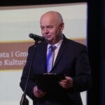 Wręczenie nagród burmistrza miasta i gminy Morawica w dziedzinie kultury. Marian Buras - burmistrz miasta i gminy Morawica  / Marzena Mąkosa / Radio Kielce