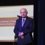 Wręczenie nagród burmistrza miasta i gminy Morawica w dziedzinie kultury. Marian Buras - burmistrz miasta i gminy Morawica  / Marzena Mąkosa / Radio Kielce
