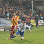 Mecz Korona Kielce - Lech Poznań. Vato Arveladze / Marzena Mąkosa / Radio Kielce