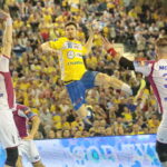 Liga Mistrzów. PGE Vive - Motor Zaporoże. Alex Dujshebaev / Marzena Mąkosa / Radio Kielce