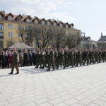 Przysięga żołnierzy 10. Świętokrzyskiej Brygady Obrony Terytorialnej / Marzena Mąkosa / Radio Kielce