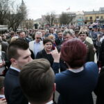 Przysięga żołnierzy 10. Świętokrzyskiej Brygady Obrony Terytorialnej / Marzena Mąkosa / Radio Kielce