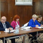 Od lewej Tomasz Staniek - starosta opatowski, Małgorzata Jalowska - wicestarosta, Wiesława Słownik - radna PSL, Agnieszka Łuba-Mendyk - Projekt Świętokrzyskie Bogdana Wenty / Emilia Sitarska / Radio Kielce