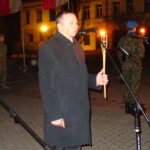 Uroczystości ku czci Żołnierzy Wyklętych. Grzegorz Gajewski - burmistrz Opatowa / Emilia Sitarska / Radio Kielce