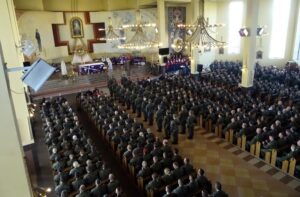 Ostrowiec Świętokrzyski, Sanktuarium Miłosierdzia Bożego. Msza święta z udziałem żołnierzy WOT / Emilia Sitarska / Radio Kielce