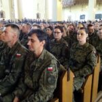 Ostrowiec Świętokrzyski, Sanktuarium Miłosierdzia Bożego. Msza święta z udziałem żołnierzy WOT / Emilia Sitarska / Radio Kielce