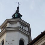 Zegar na wieży kolegiaty pw. Michała Archanioła / Emilia Sitarska / Radio Kielce