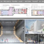 Koncepcja architektoniczna nowej siedziby Teatru Lalki i Aktora „Kubuś” w Kielcach. Wizualizacja / Pracownia Architektoniczna Cezary Furmanek