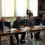 Na zdjęciu od lewej: Bogusław Włodarczyk - radny PSL, Jacek Dwojak - radny PSL, Zbigniew Wołcerz - radny PSL, Wojciech Majcher - radny PSL / Emilia Sitarska / Radio Kielce