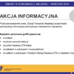 ZTM KIELCE - ZMIANY W ORGANIZACJI KOMUNIKACJI MIEJSKIEJ / ZTM Kielce
