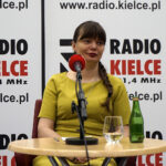 Studio Polityczne Radia Kielce. Na zdjęciu: Magdalena Fogiel-Litwinek, Kukiz'15 / Robert Felczak / Radio Kielce