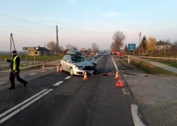 Kurów. Tragiczny wypadek na dk 9 / KPP w Opatowie