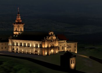 Iluminacja klasztoru na Świętym Krzyżu / Zasoby Klasztoru Misjonarzy Oblatów Maryi Niepokalanej na Świętym Krzyżu