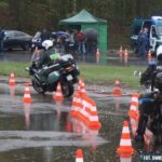 Miedziana Góra. Piknik "Jednośladem bezpiecznie do celu" na Torze Kielce / świętokrzyska policja