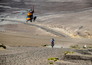 Maciej Giemza podczas Rajdu Dakar / Orlen Team