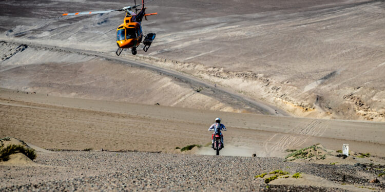 Maciej Giemza podczas Rajdu Dakar / Orlen Team