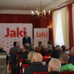 Małogoszcz. Wizyta Patryka Jakiego / Michał Kita / Radio Kielce