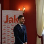 Małogoszcz. Wizyta Patryka Jakiego / Michał Kita / Radio Kielce