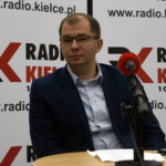 Studio Polityczne Radia Kielce. Na zdjęciu: Michał Braun, Platforma Obywatelska / Robert Felczak / Radio Kielce