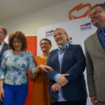 Na zdjęciu (od lewej): Adam Jarubas, Elżbieta Bińczycka, Ewa Sufin-Jacquemart , Róża Thun i Andrzej Szejna / Michał Kita / Radio Kielce