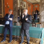 Wojewódzki Konkurs Wiedzy o NSZZ Solidarność. Na zdjęciu od lewej: Mieczysław Gójski – członek zarządu Regionu Świętokrzyskiego NSZZ "Solidarność", Waldemar Bartosz- przewodniczący Regionu Świętokrzyskiego NSZZ "Solidarność / Michał Kita / Radio Kielce