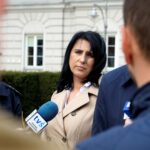 Kielce. Przedstawienie nowej komendant kieleckiej Straży Miejskiej. Renata Gruszczyńska - nowa komendant Straży Miejskiej w Kielcach / Karol Żak / Radio Kielce