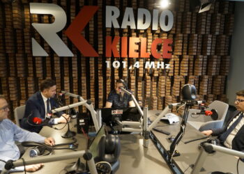 Punkty Widzenia, od lewej: Zbigniew Michnicki - ZTM Kielce, Kamil Suchański - przewodniczący Rady Miasta, Marcin Stępniewski - radni PiS / Kamil Król / Radio Kielce